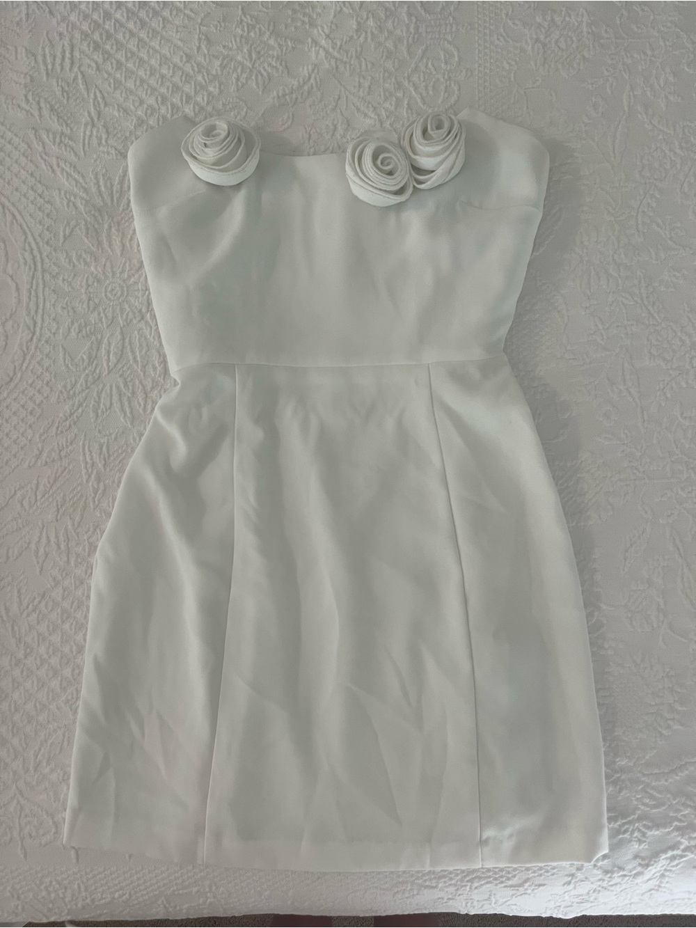 Amanda Uprichard Floral Appliqué Dress